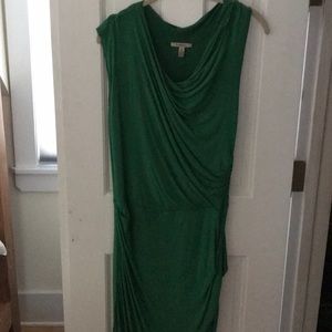 Emerald cowl modal dress, Bordaux Anthropologie